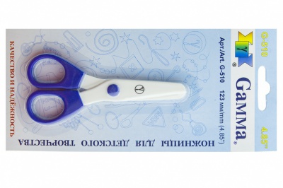 Ножницы G-510 детские 123 мм - купить в Южно-Сахалинске. Цена: 137.45 руб.