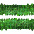 Тесьма с пайетками D4, шир. 30 мм/уп. 25+/-1 м, цвет зелёный - купить в Южно-Сахалинске. Цена: 1 087.39 руб.