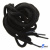 Шнурки #106-09, круглые 130 см, цв.чёрный - купить в Южно-Сахалинске. Цена: 21.92 руб.