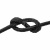 Шнур вощеный 1мм (упак.50 +/-1 ярд) цв.-черный - купить в Южно-Сахалинске. Цена: 175.11 руб.