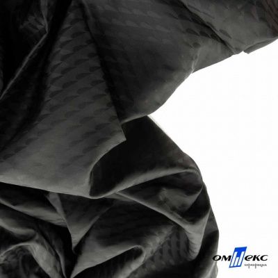 Ткань подкладочная Жаккард PV2416932, 93г/м2, 145 см,черный - купить в Южно-Сахалинске. Цена 241.46 руб.
