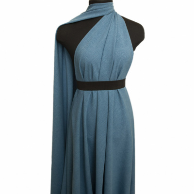 Ткань костюмная габардин "Меланж" 6107А, 172 гр/м2, шир.150см, цвет голубой - купить в Южно-Сахалинске. Цена 299.21 руб.