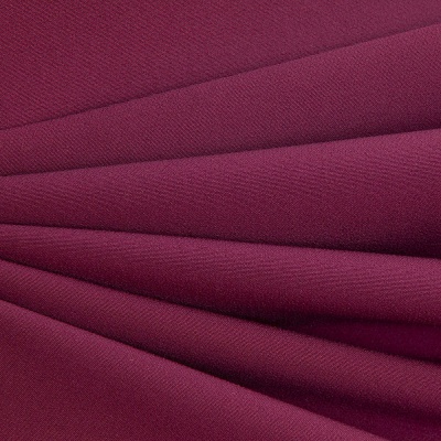 Костюмная ткань "Элис" 19-2024, 200 гр/м2, шир.150см, цвет бордо - купить в Южно-Сахалинске. Цена 303.10 руб.