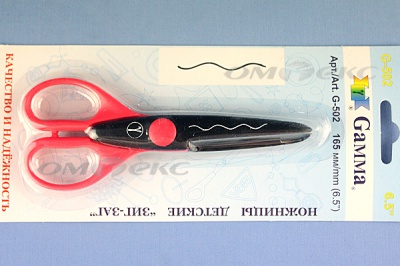 Ножницы G-502 детские 165 мм - купить в Южно-Сахалинске. Цена: 292.21 руб.