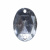 Стразы пришивные акриловые арт.#39/10 - "Кристал", 10х14 мм - купить в Южно-Сахалинске. Цена: 0.69 руб.