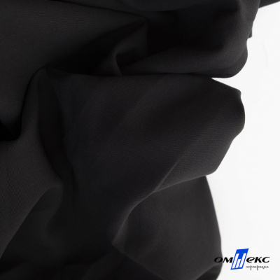 Ткань костюмная "Фабио" 80% P, 16% R, 4% S, 245 г/м2, шир.150 см, цв-черный #1 - купить в Южно-Сахалинске. Цена 470.17 руб.
