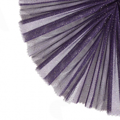 Сетка Глиттер, 24 г/м2, шир.145 см., пурпурный - купить в Южно-Сахалинске. Цена 117.24 руб.