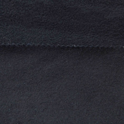 Флис DTY, 180 г/м2, шир. 150 см, цвет чёрный - купить в Южно-Сахалинске. Цена 646.04 руб.