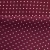 Креп стрейч Амузен, 85 г/м2, 19-2024 (темный рубин)/белый мелкий горох, шир.150 см - купить в Южно-Сахалинске. Цена 220.50 руб.