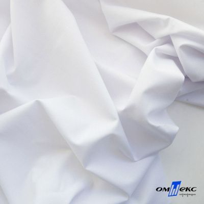 Ткань сорочечная Илер 100%полиэстр, 120 г/м2 ш.150 см, цв.белый - купить в Южно-Сахалинске. Цена 290.24 руб.