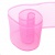 Лента капроновая, шир. 80 мм/уп. 25 м, цвет розовый - купить в Южно-Сахалинске. Цена: 19.77 руб.