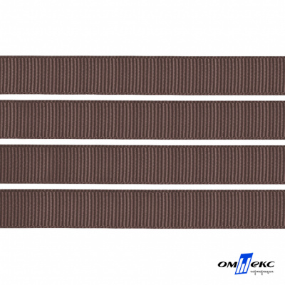 Репсовая лента 005, шир. 6 мм/уп. 50+/-1 м, цвет коричневый - купить в Южно-Сахалинске. Цена: 88.45 руб.