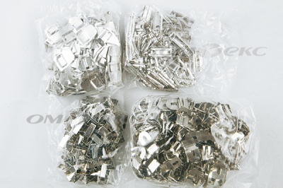Крючки брючные 4 шипа "Стром" 144 шт. никель - купить в Южно-Сахалинске. Цена: 383.97 руб.