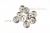Кнопки пришивные 30 мм никель - купить в Южно-Сахалинске. Цена: 18.68 руб.
