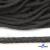 Шнур плетеный d-6 мм круглый, 70% хлопок 30% полиэстер, уп.90+/-1 м, цв.1088-т.серый - купить в Южно-Сахалинске. Цена: 588 руб.