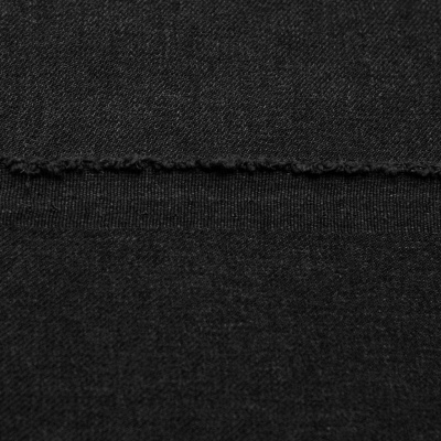 Ткань костюмная 22476 2002, 181 гр/м2, шир.150см, цвет чёрный - купить в Южно-Сахалинске. Цена 350.98 руб.