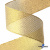 Лента металлизированная "ОмТекс", 50 мм/уп.22,8+/-0,5м, цв.- золото - купить в Южно-Сахалинске. Цена: 149.71 руб.