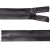 Молния водонепроницаемая PVC Т-7, 20 см, неразъемная, цвет (301)-т.серый - купить в Южно-Сахалинске. Цена: 21.78 руб.