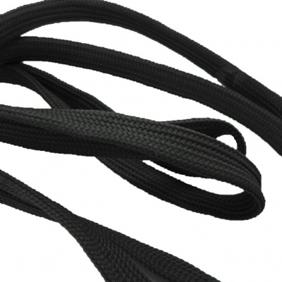 Шнурки т.5 110 см черный - купить в Южно-Сахалинске. Цена: 23.25 руб.