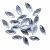 Стразы пришивные акриловые арт.#45/16 - "Кристал", 10х23 мм - купить в Южно-Сахалинске. Цена: 1 руб.