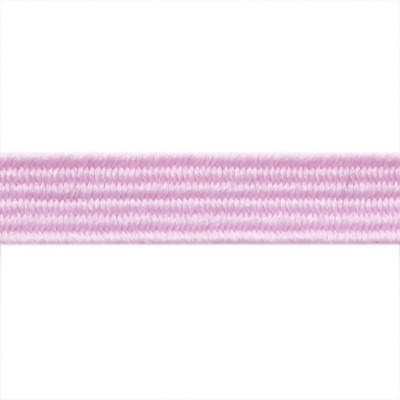 Резиновые нити с текстильным покрытием, шир. 6 мм ( упак.30 м/уп), цв.- 80-розовый - купить в Южно-Сахалинске. Цена: 155.22 руб.