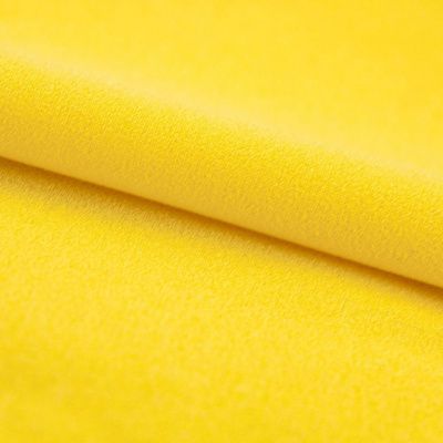 Креп стрейч Амузен 12-0752, 85 гр/м2, шир.150см, цвет жёлтый - купить в Южно-Сахалинске. Цена 194.07 руб.