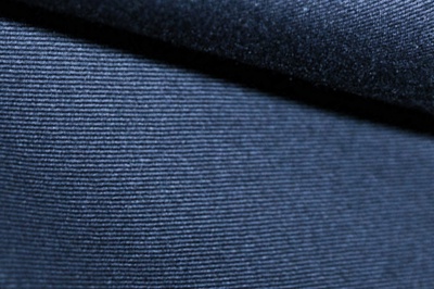 Ткань костюмная 8874/3, цвет темно-синий, 100% полиэфир - купить в Южно-Сахалинске. Цена 433.60 руб.