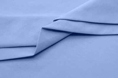 Ткань сорочечная стрейч 15-3920, 115 гр/м2, шир.150см, цвет голубой - купить в Южно-Сахалинске. Цена 282.16 руб.
