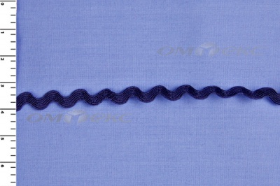 Тесьма плетеная "Вьюнчик"/т.синий - купить в Южно-Сахалинске. Цена: 48.03 руб.