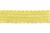 Тесьма кружевная 0621-1212А, шир. 45 мм/уп. 20+/-1 м, цвет 017-жёлтый - купить в Южно-Сахалинске. Цена: 1 033.32 руб.
