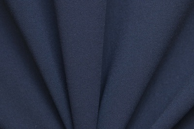 Костюмная ткань с вискозой "Бриджит", 210 гр/м2, шир.150см, цвет т.синий - купить в Южно-Сахалинске. Цена 564.96 руб.