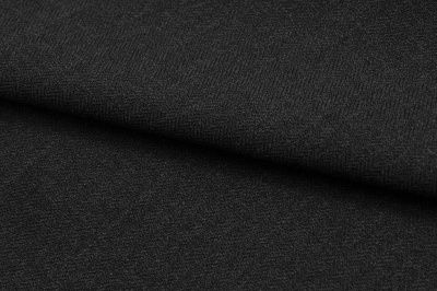 Ткань костюмная 21699 1144/1178, 236 гр/м2, шир.150см, цвет чёрный - купить в Южно-Сахалинске. Цена 455.40 руб.