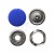 Кнопка рубашечная (закрытая) 9,5мм - эмаль, цв.168 - голубой - купить в Южно-Сахалинске. Цена: 4.77 руб.