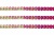 Пайетки "ОмТекс" на нитях, CREAM, 6 мм С / упак.73+/-1м, цв. 89 - розовый - купить в Южно-Сахалинске. Цена: 468.37 руб.