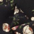 Плательная ткань "Фламенко" 3.1, 80 гр/м2, шир.150 см, принт растительный - купить в Южно-Сахалинске. Цена 239.03 руб.