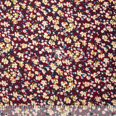 Плательная ткань "Софи" 5.1, 75 гр/м2, шир.150 см, принт растительный - купить в Южно-Сахалинске. Цена 243.96 руб.