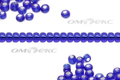 Бисер (SL) 11/0 ( упак.100 гр) цв.28 - синий - купить в Южно-Сахалинске. Цена: 53.34 руб.
