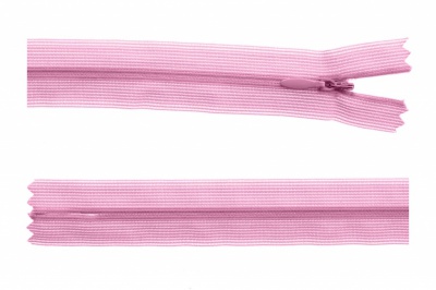Молния потайная Т3 513, 60 см, капрон, цвет св.розовый - купить в Южно-Сахалинске. Цена: 10.13 руб.