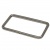 Рамка металлическая прямоугольная, 40 х 15 мм- тём.никель - купить в Южно-Сахалинске. Цена: 4.60 руб.