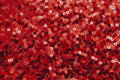 Сетка с пайетками №18, 188 гр/м2, шир.130см, цвет красный - купить в Южно-Сахалинске. Цена 371 руб.