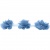 Тесьма плетеная "Рюш", упак. 9,14 м, цвет голубой - купить в Южно-Сахалинске. Цена: 45.87 руб.