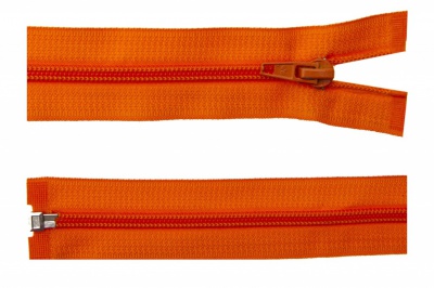Спиральная молния Т5 849, 65 см, автомат, цвет оранжевый - купить в Южно-Сахалинске. Цена: 14.68 руб.