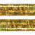 Тесьма с пайетками D16, шир. 20 мм/уп. 25+/-1 м, цвет золото - купить в Южно-Сахалинске. Цена: 778.19 руб.