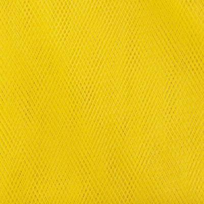 Фатин матовый 16-70, 12 гр/м2, шир.300см, цвет жёлтый - купить в Южно-Сахалинске. Цена 112.70 руб.