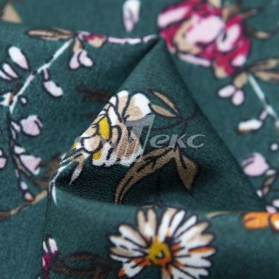 Плательная ткань "Фламенко" 6.1, 80 гр/м2, шир.150 см, принт растительный - купить в Южно-Сахалинске. Цена 241.49 руб.