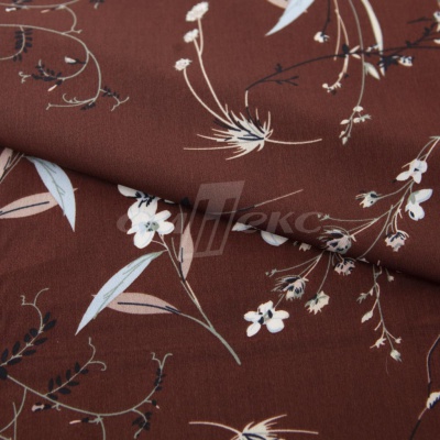 Плательная ткань "Фламенко" 2.2, 80 гр/м2, шир.150 см, принт растительный - купить в Южно-Сахалинске. Цена 239.03 руб.