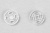 Кнопки пришивные пластиковые 11,5 мм, блистер 24шт, цв.-прозрачные - купить в Южно-Сахалинске. Цена: 59.44 руб.