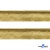 Кант атласный 136, шир. 12 мм (в упак. 65,8 м), цвет золото - купить в Южно-Сахалинске. Цена: 433.08 руб.