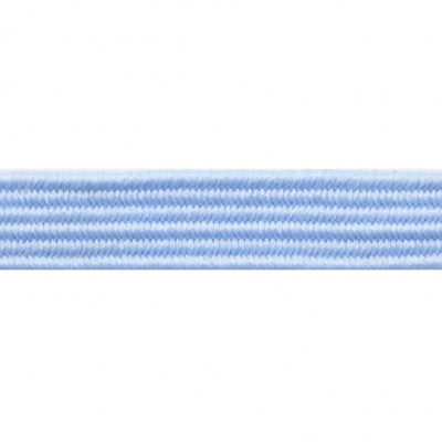 Резиновые нити с текстильным покрытием, шир. 6 мм ( упак.30 м/уп), цв.- 108-голубой - купить в Южно-Сахалинске. Цена: 155.22 руб.